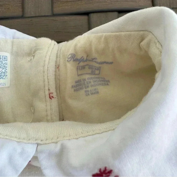 Ralph Lauren Baby Girl Reindeer-Print Velour‎ Long Sleeve A-Line Dress Size 12M - Picture 6 of 7